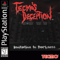 Tecmo's Deception Invitation to Darkness Playstation  box art